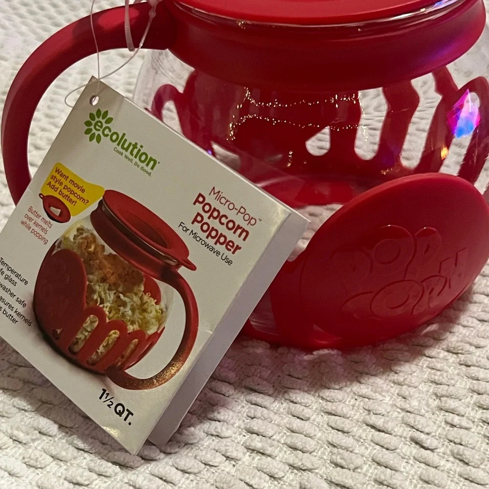 🤍New Ecolution Patented Micro-Pop Microwave Popcorn Popper🤍 - Picture 6 of 7
